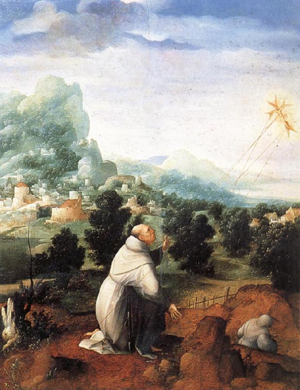 Jan van Scorel The Stigmata of St.Francis France oil painting art